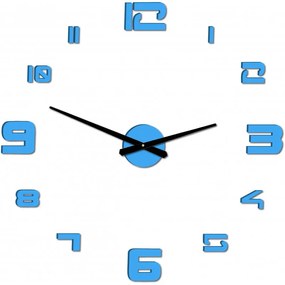 Nástenné hodiny nalepovacie  veľké Moderné hodiny | SENTOP 12P021 PLEXI 2D