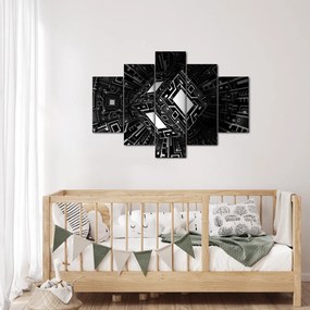 Obraz abstraktné kocky (150x105 cm)