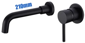 Podomietková kúpeľňová batéria B050 - farebné variácie Čierna 210mm