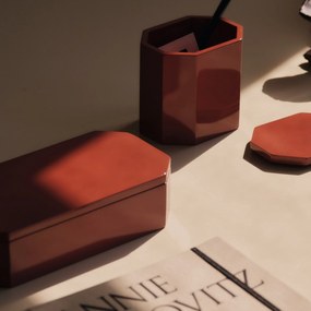 Ferm Living Úložný box Nova 10 x 7,5 picante red