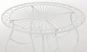 Kovový stôl Indra - Biela