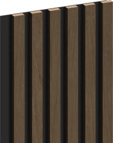 Mexen Lam-B, akustické stenové lamely 275 × 30 cm, HDF doska 4 mm, technická dyha, orech espresso, S100-275307-3015-019