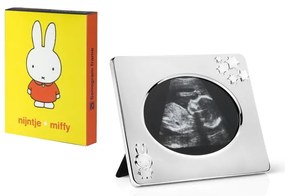 Kovový stojací rámček v striebornej farbe 13x10 cm Miffy – Zilverstad