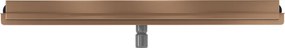Mexen Flat Wall, sprchový žľab na stenu 2v1, 100 cm, medená matná, 1C30100