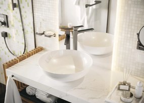 Hansgrohe AddStoris, jednoduchý háčik, kartáčovaný čierny chrom, HAN-41742340