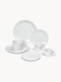 Ručne vyrobená porcelánová súprava tanierov Cosmopolitan, 2 osoby, 14 ks