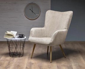 Kreslo Amario (krémová). Vlastná spoľahlivá doprava až k Vám domov. 1092494