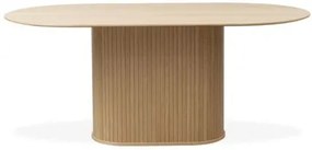 Jedálenský stôl Unique Furniture NOLA 95x180 cm hnedý drevo 48302780