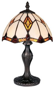 PREZENT Stolná mozaiková lampa TIFFANY