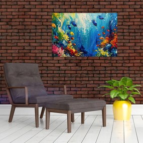 Obraz - Maľba podmorského sveta (90x60 cm)