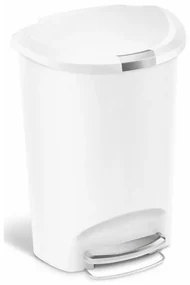 Pedálový odpadkový kôš 50 l, biela