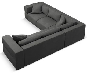 Tmavosivá variabilná rohová pohovka Esther – Milo Casa