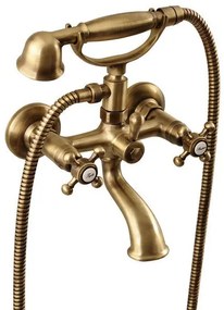 Sapho Sapho, ANTEA nástenná vaňová batéria kompletná, bronz, 3016