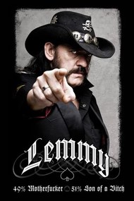 Plagát, Obraz - Lemmy - 49% mofo, (61 x 91.5 cm)