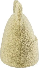 Zelený detský pohovkový vankúš z textílie buklé Teddy Pouch – Wigiwama