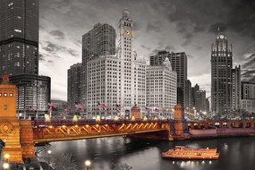 Plagát, Obraz - Chicago River