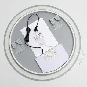 Brilagi-LED stmievateľné dymové vyhrievané zrkadlo s podsvietením AVA ECO LED/11,5W/230V pr.60 cm IP44