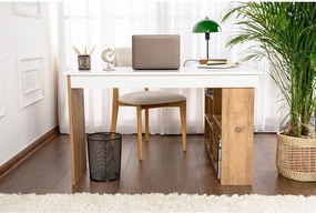 Pracovný stôl v dekore borovice 120x130 cm Vesper – Kalune Design