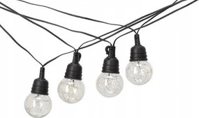 Bestent Svetelná reťaz LED 5V 10m Teplá biela Bubble