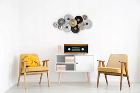 Kovová dekorácia na stenu Moe 134x68 cm