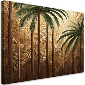 Gario Obraz na plátne Palma Gold Abstrakt Rozmery: 60 x 40 cm