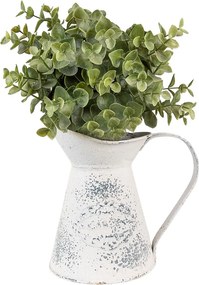 Béžový dekoračný plechový džbán Fun Antique - 17*11*17 cm
