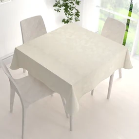Biante Teflónový štvorcový obrus TF-065 Listy na režnom 140x140 cm