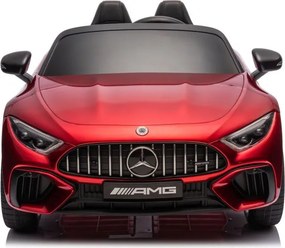 LEAN CARS Mercedes AMG SL63 Červený lakovaný batériový automobil