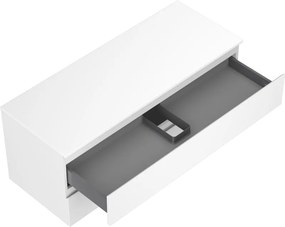 Mexen Orio, kúpeľňová skrinka 120 cm s hornou časťou, 2 zásuvky, biela matná, 91A10-12047-2-BFFC01