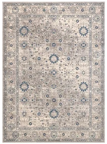 Koberec NAIN Ornament, ram 7335/51635 béžový / modrý