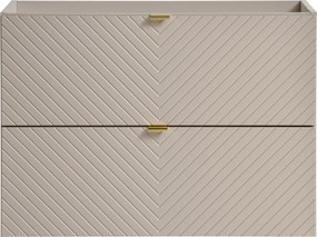 Comad Kúpeľňová skrinka pod umývadlo Viva Cashmere 80 kašmír