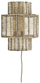 MADAM STOLTZ Nástenná lampa Seagrass