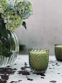 Vonná sviečka Crystalka, jarná lúka, 320 ml – olivová