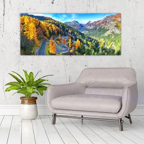 Obraz - Malojský priesmyk (120x50 cm)