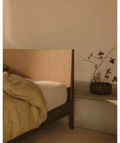 Žlté/zelené obliečky na jednolôžko/predĺžené z bavlneného perkálu 150x220 cm Sifinia – Kave Home