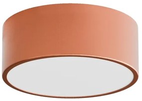 Kúpeľňové stropné svietidlo CLEO 1xE27/24W/230V pr. 20 cm medená IP54