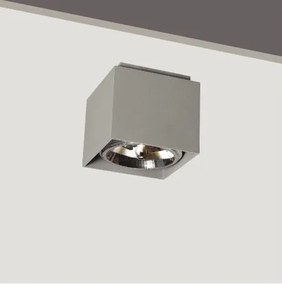 Ledco  Stropné svietidlo G53 ( AR111), štvorec 120 mm x 120 mm x 115 mm, biele