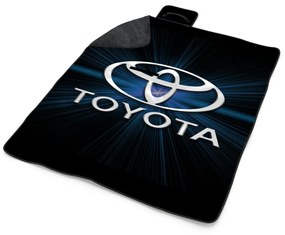 Sablio Plážová deka Toyota Blue Glow: 200x140 cm