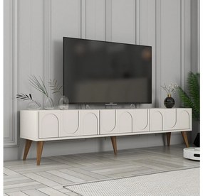 TV stolík/skrinka Bipemu 3 (krémová + orech) . Vlastná spoľahlivá doprava až k Vám domov. 1095684