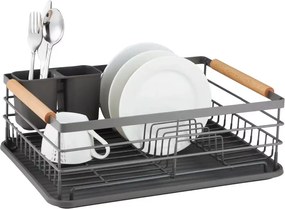 Kinghoff Odkvapkávač na riad s rukoväťami Kinghoff, šedá