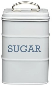 Sivá plechová dóza na cukor Kitchen Craft Nostalgia