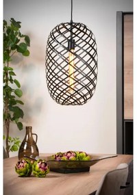 Lucide 21417/32/30 - Luster na lanku WOLFRAM 1xE27/60W/230V čierna