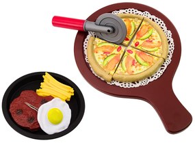 LEAN TOYS Súprava jedla a potravín - 26 kusov