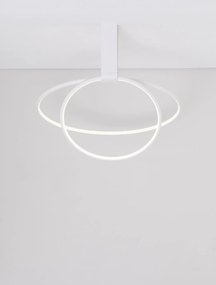Novaluce Dizajnové stropné svietidlo Garve biele Farba: Biela, Teplota svetla: 3000K, Verzia: 60