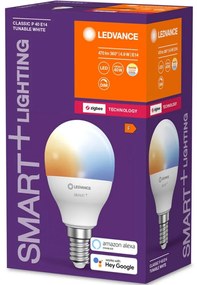 E14 P45 4,9W 470lm CCT LEDVANCE SMART+ ZigBee stmievateľná LED žiarovka