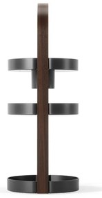 Čierny kúpeľňový organizér z recyklovaného plastu Bellwood – Umbra