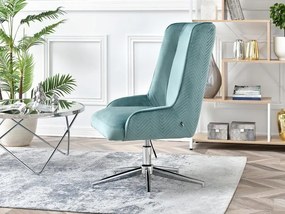 Kreslo Bilibo (tyrkysová + chrómová). Vlastná spoľahlivá doprava až k Vám domov. 1109887