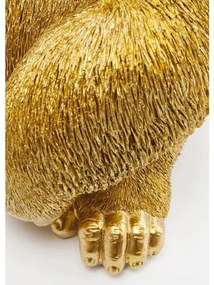 Figurine Gorilla dekorácia zlatá