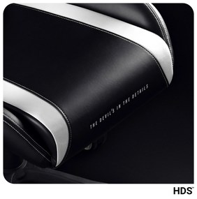 Herné kreslo Diablo X-Horn 2.0 King Size, čierno-biele