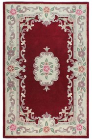 Červený vlnený koberec Flair Rugs Aubusson, 150 × 240 cm